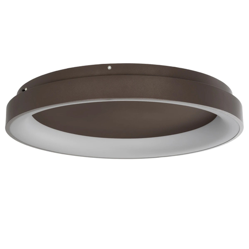 kelvo® SALEM KLV-101-0284 Φωτιστικό Οροφής LED 105W 10500lm 120° AC 220-240V IP20 Ρυθμιζόμενο Λευκό CCT με Χειριστήριο από 2700K έως 6000K Dimmable - Lumileds SMD Chip - Καφέ Ματ - Μ60 x Π60 x Υ8.5cm - 3 Χρόνια Εγγύηση