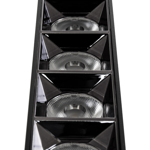 kelvo® LUMINAR KLV-101-0333 Φωτιστικό Downlight Σποτ LED 20W 2800lm 36° AC 220-240V IP20 Φυσικό Λευκό 4500K - Osram SMD Chip & TÜV SÜD Driver - Μαύρο Ματ - Μ19.5 x Π4.2 x Υ6.6cm - 5 Χρόνια Εγγύηση