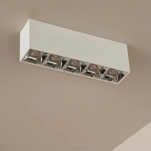 kelvo® LUMINAR KLV-101-0334 Φωτιστικό Downlight Σποτ LED 20W 2800lm 36° AC 220-240V IP20 Φυσικό Λευκό 4500K - Osram SMD Chip & TÜV SÜD Driver - Λευκό Ματ - Μ19.5 x Π4.2 x Υ6.6cm - 5 Χρόνια Εγγύηση