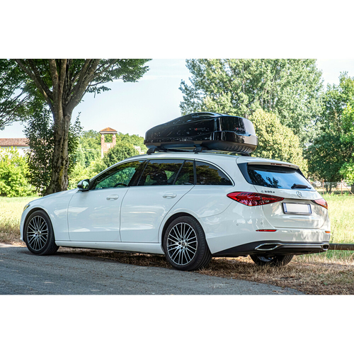 Nordrive - Μπαγκαζιέρα οροφής Box 480 lt μαύρη/γυαλιστερή 155.5x89.5x52 cm - 1 τεμ. (L.N60046)