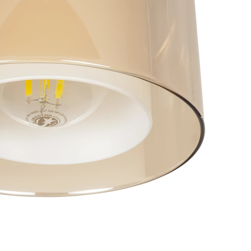 GLOBOSTAR® ZENIA 201-0134 Vintage Κρεμαστό Φωτιστικό Οροφής με Ντουί 1 x E27 AC 220-240V IP20 - Μαύρο - Μ16 x Π16 x Υ70cm