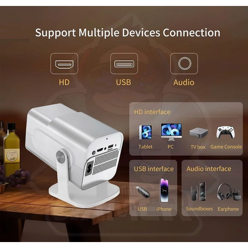 Κονσόλα παιχνιδιών & multimedia με προτζέκτορα και 2 χειριστήρια - HCS-350 MAX - 812921