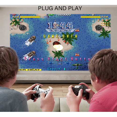 Κονσόλα παιχνιδιών & multimedia με προτζέκτορα και 2 χειριστήρια - S40 Ultra - 812945