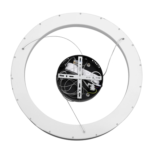 kelvo® SALEM KLV-101-0289 Κρεμαστό Φωτιστικό Οροφής LED 105W 10500lm 120° AC 220-240V IP20 Ρυθμιζόμενο Λευκό CCT με Χειριστήριο από 2700K έως 6000K Dimmable - Lumileds SMD Chip - Μαύρο Ματ - Μ60 x Π60 x Υ6cm - 3 Χρόνια Εγγύηση
