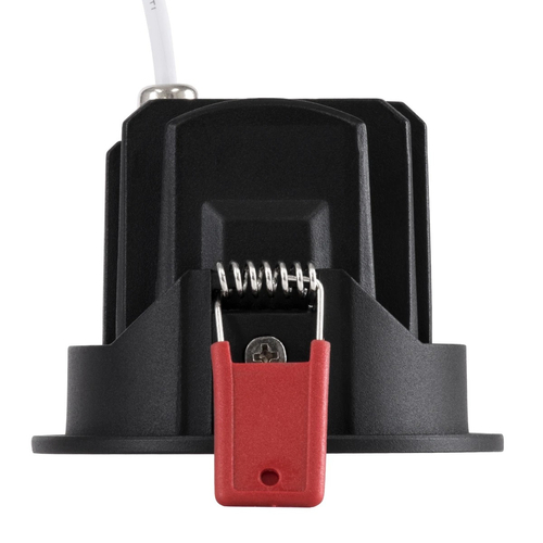 kelvo® LEO KLV-101-0314 Χωνευτό Κινούμενο Φωτιστικό Downlight Σποτ με Honeycomb Anti-Glare Reflector LED 10W 1300lm 38° AC 220-240V IP20 Φυσικό Λευκό 4500K - Bridgelux COB Chip & TÜV SÜD Driver - Μαύρο Ματ - Μ8.5 x Π8.5 x Υ6.6cm / Q7.5cm - 5 Χρόνια Εγγύηση