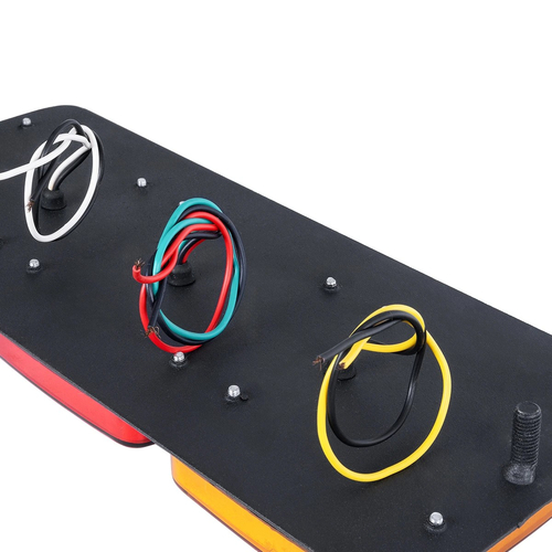 GLOBOSTAR® TAILIGHT 999-0260 Πίσω Φανάρι Οχημάτων LED 9W 360lm 180° DC 24V Αδιάβροχο IP66 Πορτοκαλί & Κόκκινο & Ψυχρό Λευκό 6000K - Μ33 x Π2.4 x Υ14cm - Πακέτο 2 Τεμαχίων - 1 Χρόνο Εγγύηση