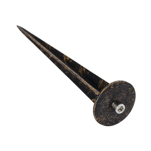 kelvo® GARDELINI KLV-101-0005-V2 Φωτιστικό Σποτ Τοίχου με Βάση για Λάμπα MR16 με Ντουί GU10 AC 220-240V Αδιάβροχο IP65 -  Χρυσό Εφέ Σκουριάς Ματ - Μ10 x Π10 x Υ30cm