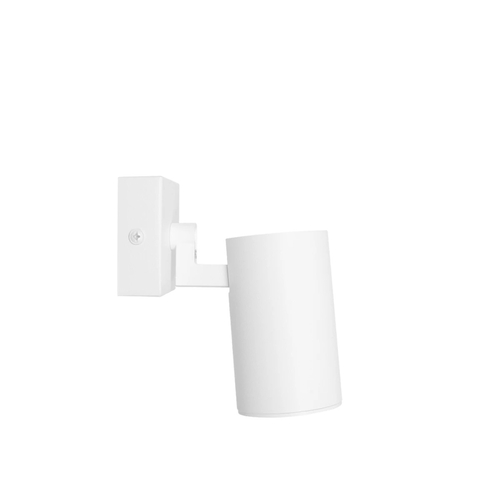 kelvo® SPOTA KLV-101-0135-V2 Κινούμενο Φωτιστικό Σποτ Τοίχου για Λάμπα MR16 με Ντουί GU10 AC 220-240V IP20 - Λευκό Ματ - Μ7 x Π6 x Υ14cm