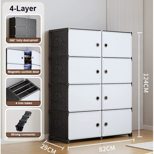 Πλαστικό ντουλάπι αποθήκευσης 8 θέσεων - MP12-005 - 114203