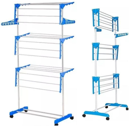 Τροχήλατη κρεμάστρα δαπέδου & απλώστρα ρούχων - 8188 - 170158