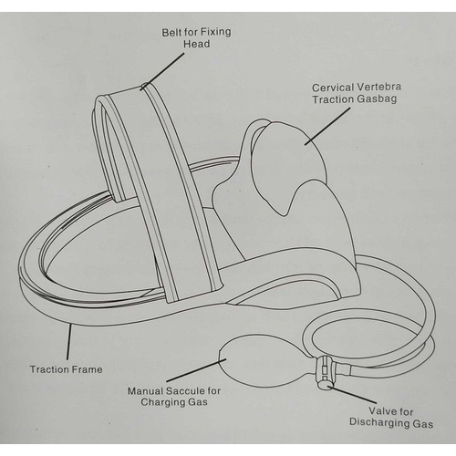 Συσκευή αποσυμπίεσης αυχένα με φούσκα αέρος - 891233