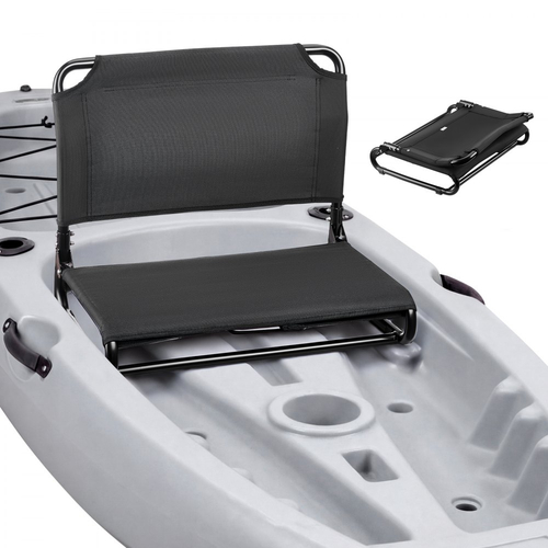 Κάθισμα καγιάκ VEVOR, 1 πακέτο 20 mm υπερυψωμένο ύψος, πτυσσόμενο κάθισμα με στήριξη πλάτης, αναβάθμιση αντικατάστασης για Tamarack, Tahoma, Tioga, Spitfire, Kenai & Daylite, καγιάκ καθίσματος/ψαρέματος/φουσκωτό & βάρκα με κουπιά