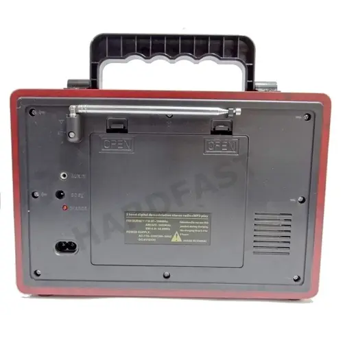 Επαναφορτιζόμενο ραδιόφωνο Retro - M1802-BT - 018022 - Silver