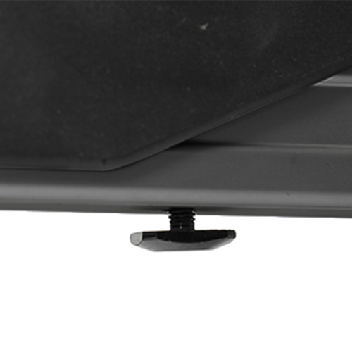 Menabo - Βάση Σκι Οροφής Αλουμινίου Yelo Black με Κλειδί για 6 Ζευγάρια Σκι ή 4 Snowboard για Ασφαλή Μεταφορά Φορτίου - 1 Σετ (14200/MB)