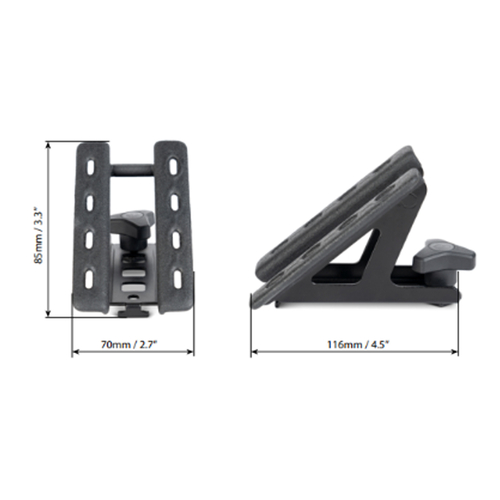 Menabo - Βάση Οροφής για Μεταφορά Canoe / Kayak Σετ 4 Τεμ. - 1 Σετ (16070/MB)