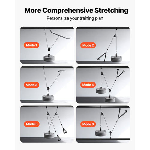 Σύστημα τροχαλιών VEVOR, 2 τεμάχια LAT και σύστημα τροχαλιών ανύψωσης, Εξάρτημα τροχαλιών γυμναστικής με δύο ατσάλινα καλώδια, κοντή μπάρα, διπλές λαβές λαβής, μηχάνημα καλωδίου για δικέφαλους, ώμους, πλάτη, χωρητικότητα έως 150 kg