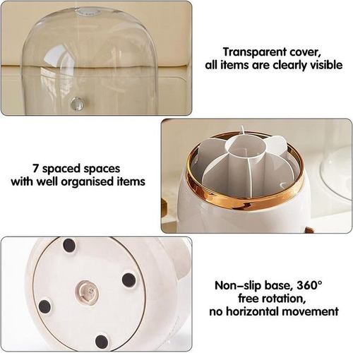 Θήκη οργάνωσης πινέλων μακιγιάζ - YH2001 - 292215 - Pink