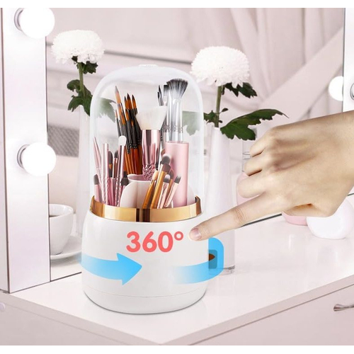 Θήκη οργάνωσης πινέλων μακιγιάζ - YH2001 - 292215 - Pink