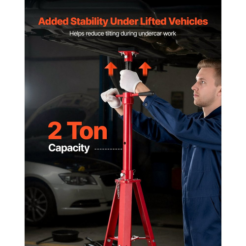 Βάση τρίποδου VEVOR για ανύψωση κάτω από το έδαφος, βάση γρύλου υψηλής ανύψωσης χωρητικότητας 2 τόνων, στήριξη κάτω από το έδαφος, ανύψωση από 1200 mm έως 2150 mm, ρυθμιζόμενο ύψος 4 επιπέδων, βαρέως τύπου ανθρακούχος χάλυβας για ανύψωση και στήριξη αυτοκινήτου