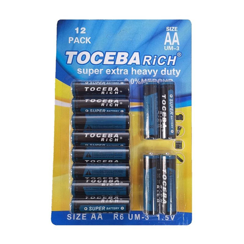 Μπαταρίες ΑΑ - UM-3 - 1.5V - 12pcs - 400086