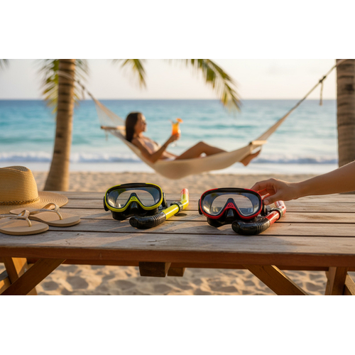 Μάσκα θαλάσσης με αναπνευστήρα - 8010/2TTAC1 - 117400