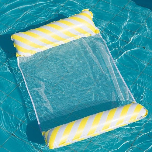 Φουσκωτή αιώρα θαλάσσης - SL-D094 - 158x70cm - 152131 - Yellow