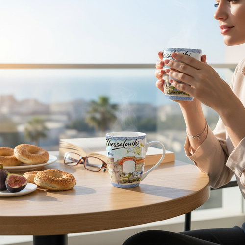 Σετ κεραμική κούπα Souvenir - 12pcs - Thessaloniki - 224134