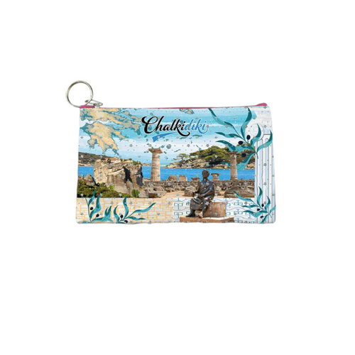 Πορτοφόλι Souvenir μπρελόκ - PVC - Chalkidiki - 16*10cm - 871703