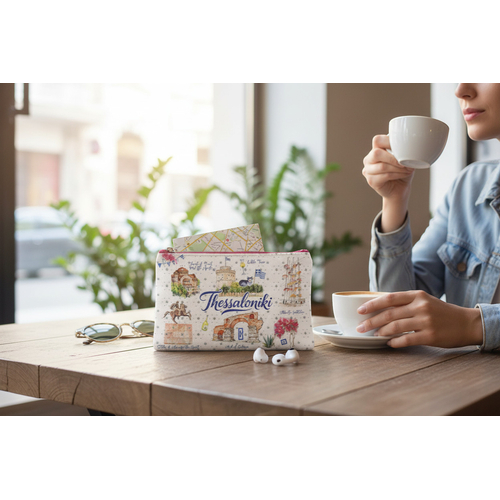 Πορτοφόλι Souvenir μπρελόκ - PVC - Thessaloniki - 16*10cm - 871704