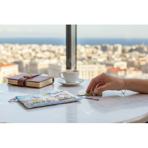 Πορτοφόλι Souvenir μπρελόκ - PVC - Thessaloniki - 16*10cm - 871707