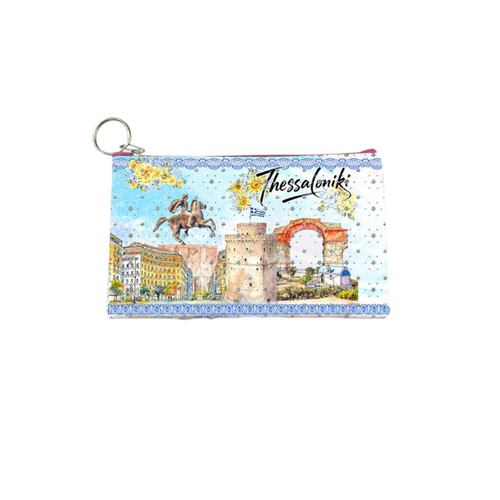 Πορτοφόλι Souvenir μπρελόκ - PVC - Thessaloniki - 16*10cm - 871707