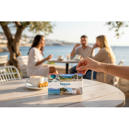 Πορτοφόλι Souvenir μπρελόκ - PVC - Thassos - 16*10cm - 871713