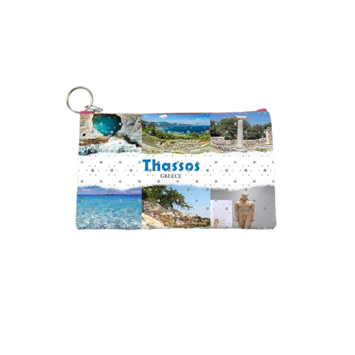Πορτοφόλι Souvenir μπρελόκ - PVC - Thassos - 16*10cm - 871713