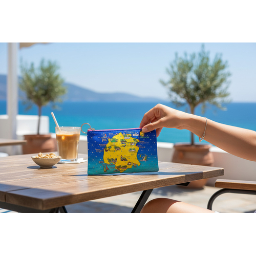 Πορτοφόλι Souvenir μπρελόκ - PVC - Thassos - 16*10cm - 871714