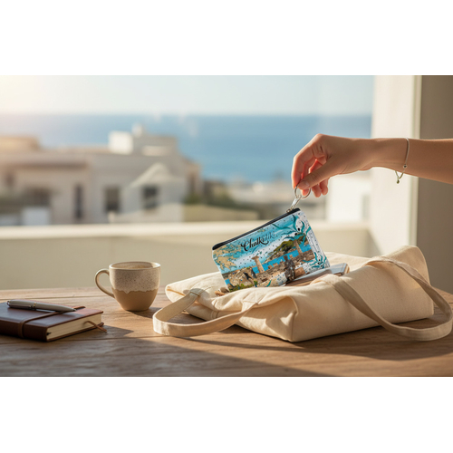 Πορτοφόλι Souvenir μπρελόκ - PVC - Chalkidiki - 11*7cm - 871723