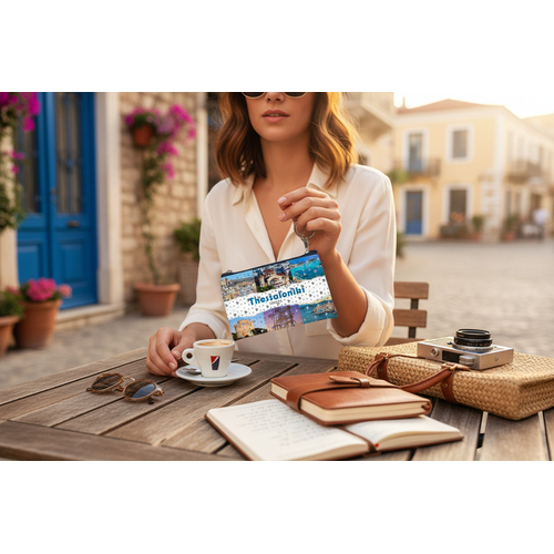 Πορτοφόλι Souvenir μπρελόκ - PVC - Thessaloniki - 11*7cm - 871725