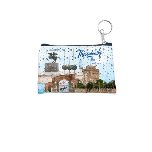 Πορτοφόλι Souvenir μπρελόκ - PVC - Thessaloniki - 11*7cm - 871726