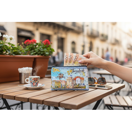 Πορτοφόλι Souvenir μπρελόκ - PVC - Thessaloniki - 11*7cm - 871727