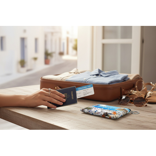 Πορτοφόλι Souvenir μπρελόκ - PVC - Greece - 11*7cm - 871736