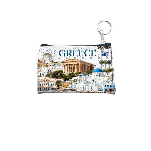 Πορτοφόλι Souvenir μπρελόκ - PVC - Greece - 11*7cm - 871738