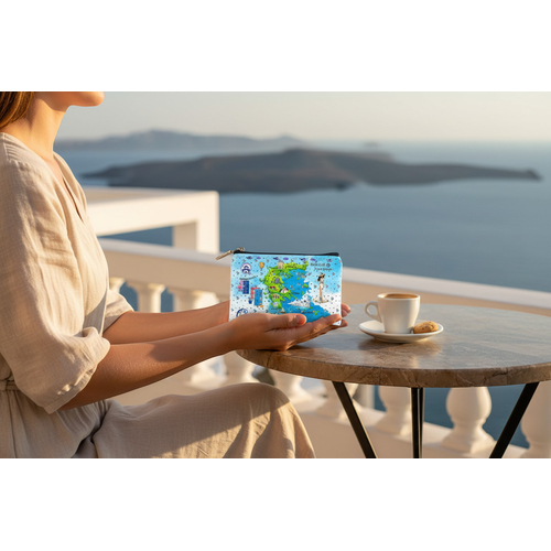 Πορτοφόλι Souvenir μπρελόκ - PVC - Greece - 11*7cm - 871739