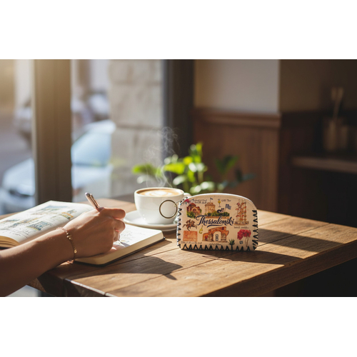 Πορτοφόλι Souvenir μπρελόκ - PVC - Thessaloniki - 14*9cm - 871744