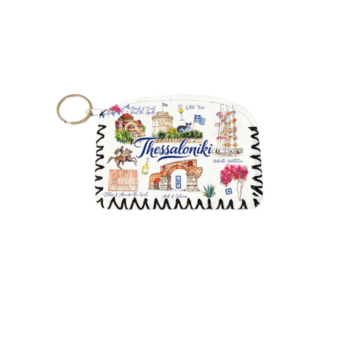 Πορτοφόλι Souvenir μπρελόκ - PVC - Thessaloniki - 14*9cm - 871744