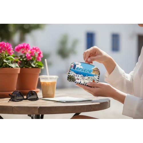 Πορτοφόλι Souvenir μπρελόκ - PVC - Greece - 14*9cm - 871756