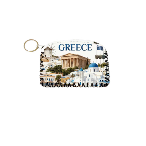 Πορτοφόλι Souvenir μπρελόκ - PVC - Greece - 14*9cm - 871758