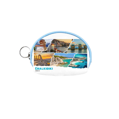 Πορτοφόλι Souvenir μπρελόκ mini - PVC - Chalkidiki - 10*8*3cm - 871761