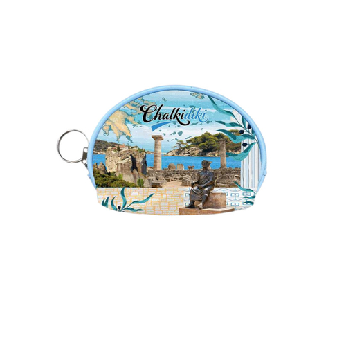Πορτοφόλι Souvenir μπρελόκ mini - PVC - Chalkidiki - 10*8*3cm - 871763