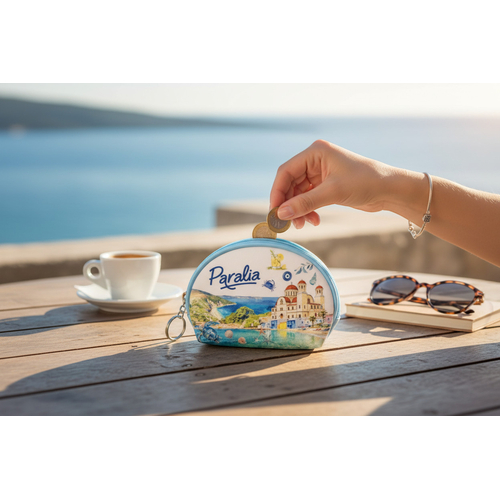 Πορτοφόλι Souvenir μπρελόκ mini - PVC - Paralia - 10*8*3cm - 871771