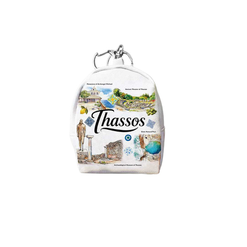 Πορτοφόλι Souvenir μπρελόκ mini - PVC - Thassos - 7*9*4.5cm - 871792