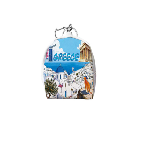 Πορτοφόλι Souvenir μπρελόκ mini - PVC - Greece - 7*9*4.5cm - 871796
